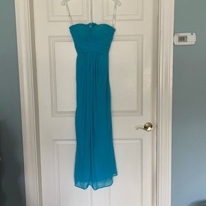 Blue prom dress
